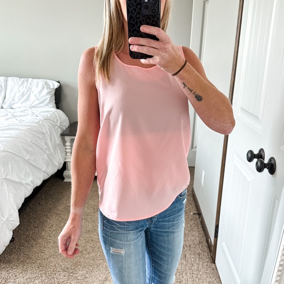 Tolula Pink Tank Top w/Bow Back Small - Picture 1 of 7